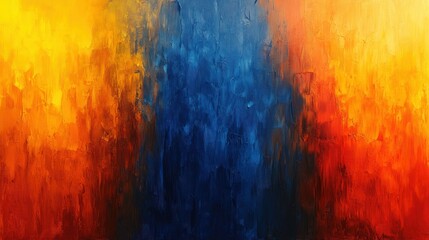 Abstract art, vibrant colors, contrasted hues