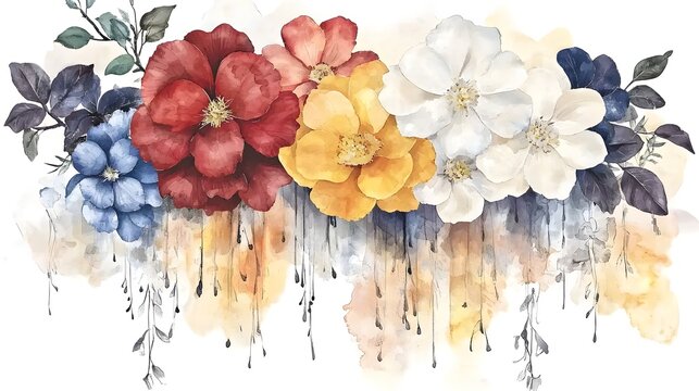 A breathtaking botanical arrangement showcasing the intricate textures and floral elegance of pastel hued orchids and composed to create a dreamy romantic scene