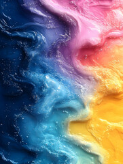 Fototapeta premium Abstract Colorful Liquid Marble Texture