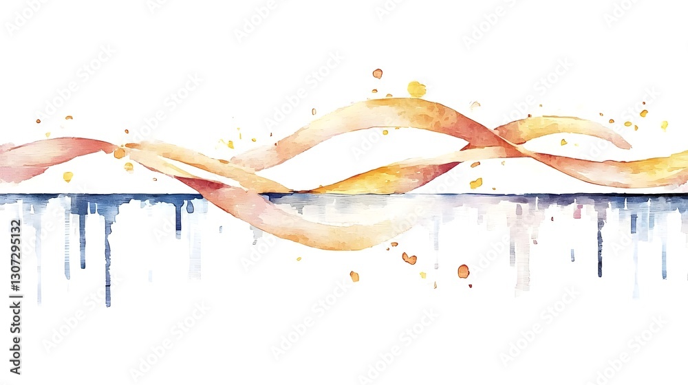 Poster A vibrant and raw abstract watercolor painting that blends deep rich tones with a textured paper effect enhanced by chaotic yet harmonious swirling brushstrokes creating a dynamic expressive