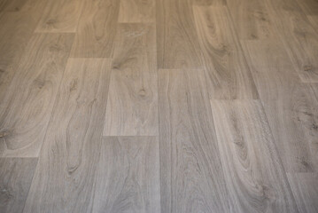Gros plan d'un parquet posé dans un appartement rénové, mettant en avant la texture et la finition soignée du sol.