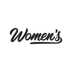 Elegant Black Script Typography for March Eight International Women's Day Celebration