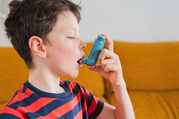 Breathing deeply while managing asthma at home