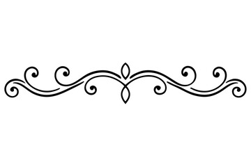 Ornamental Baroque Border Vector Pattern for Luxury and Premium Design

