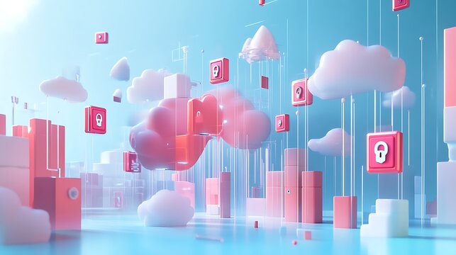 Secure data is being transmitted within a digital network environment