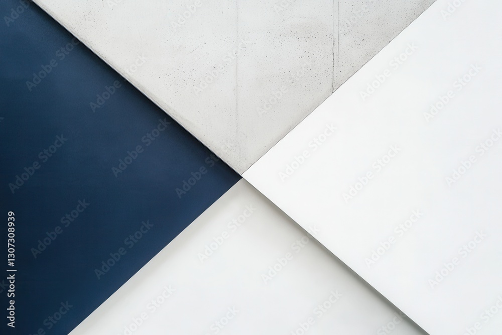 Poster Modern minimalist design featuring geometric lines and golden ratio composition for stability and governance Generative AI