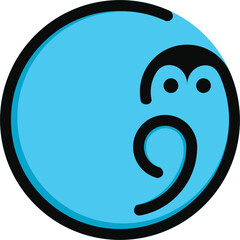 Owl vector logo with unified line design, minimalist and modern. Symbol of intelligence, insight and creativity, suitable for branding in education, technology and business.