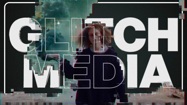 Glitch Media Overlay Effect