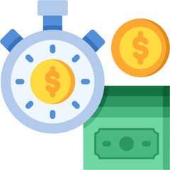 Annuities flat color icon