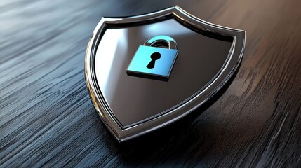 Cybersecurity shield protecting digital assets in an online environment focus on security measures and innovation