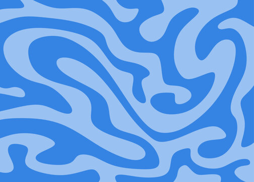 Abstract background with wavy line pattern. Simple oil painting pattern