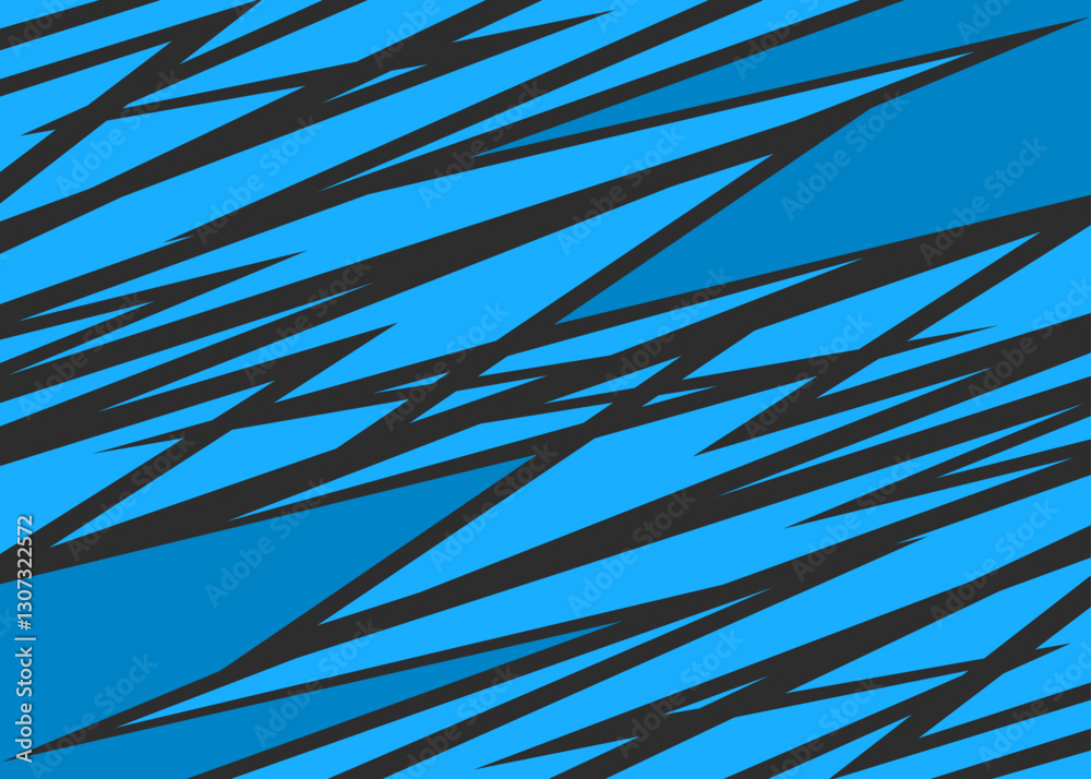 Poster abstract background with seamless diagonal rough jagged lines pattern