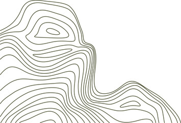 Topographic Line Corner 