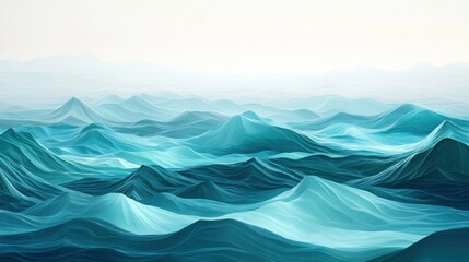 Abstract image of wavy water with varied shades of blue