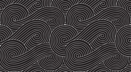 Black and white tileable pattern.