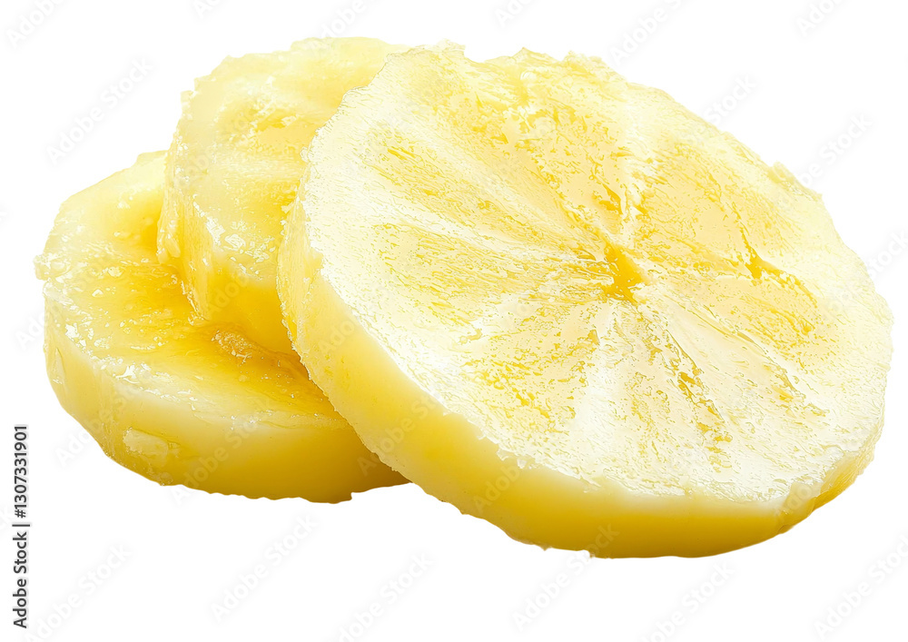 Aufkleber isolated on a white background is a block of cheese with its slices