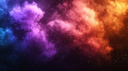 Cosmic Nebula Background Vivid colors, stars.  Use Design