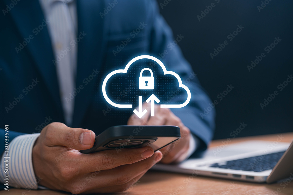 Poster cloud storage and security technology for mobile data protection, encrypted backup, and online acces