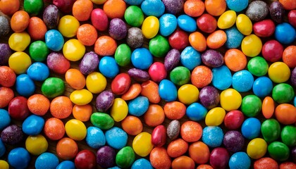 Obraz premium close up of colorful candies texture background