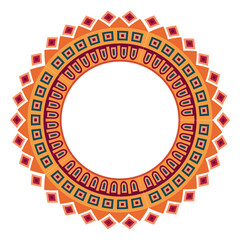 Hispanic Heritage Month. National Hispanic Heritage Month text, Spanish pattern.	