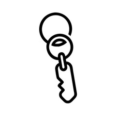 Obraz premium Keychain Icon Vector Illustration