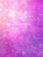 Fototapeta premium Abstract Pink And Purple Mosaic Gradient Background With Square Pixelated Pattern And Texture
