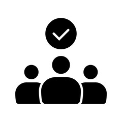 Choosing job candidates. Services for hiring remote professionals. Pixel perfect, editable stroke icon