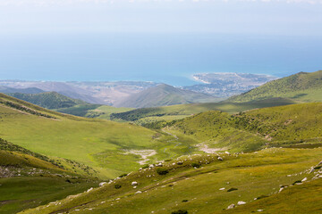 Naklejka premium Tianshan Mountains in Kyrgyzstan