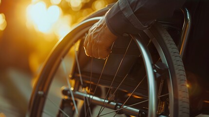 wheel of a bicycle