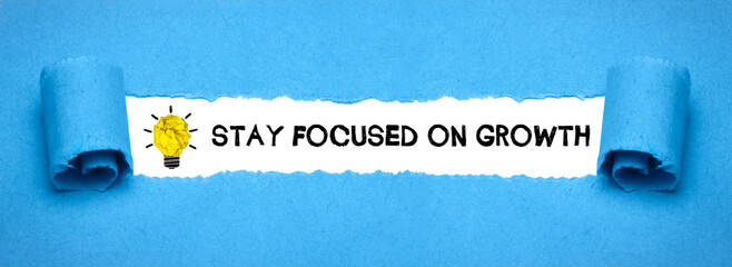 Stay Focused on Growth	