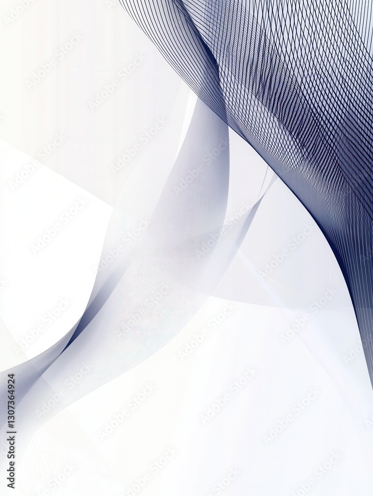 Poster modern minimalist design with geometric lines that convey stability and governance in a balanced com