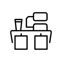 Office Material Icon Vector Illustration