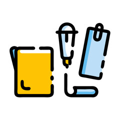 Office Material Icon Vector Illustration