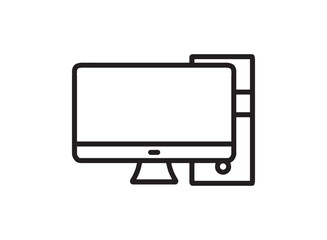 Set of an Web Development Computer Icon