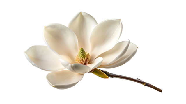 white magnolia flower
