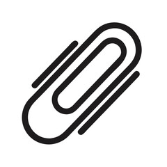 Paper Clip Icon Vector Illustration