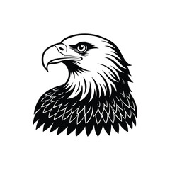 Eagle Head Vector Silhouette Design | Eagle Vector