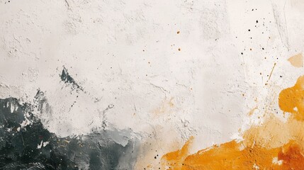 An abstract textured art piece displaying white and yellow colors