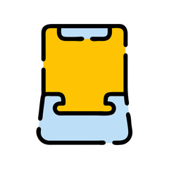 Paper Holder Icon Vector Illustration
