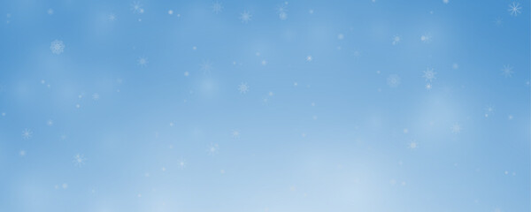 Winter background with falling snowflakes isolated on transparent background, vector png. Snowfall, blizzard, snow storm, snow hurricane. Snowflakes.