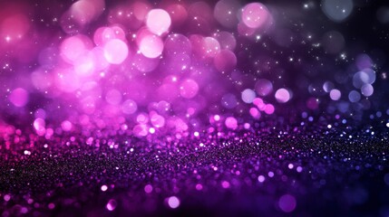 Abstract bokeh lights, purple, pink, sparkles