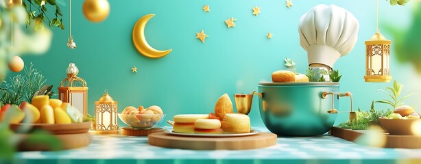 Eid Mubarak colorful luxury Islamic background with decorative ornament, eid Mubarak social media post design.