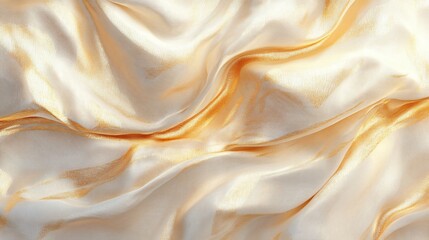 Fototapeta premium Soft Luxury Beige Gold Texture Crumpled Effect