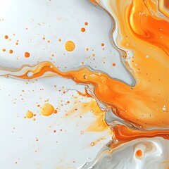 there is a close up of a liquid painting on a surface