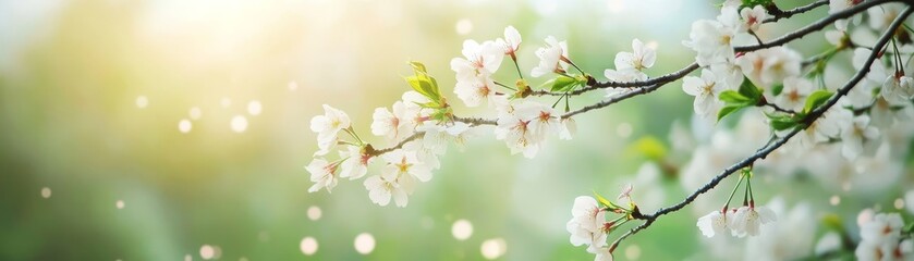 Delicate cherry blossoms swaying in spring breeze nature close-up serenity outdoors daylight beauty