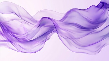 Abstract purple flowing fabric