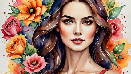 Woman's Day with a vibrant poster design! Perfect for campaigns, social media, or events honoring women's strength, empowerment, and achievements