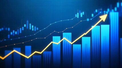 Growth Chart Upward Trend, Finance, Data