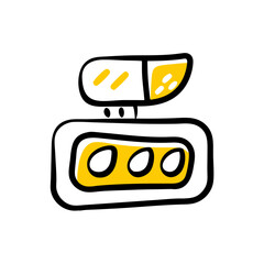 Watercolor Icon Vector Illustration