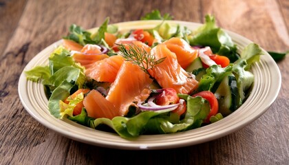 smoked salmon salad